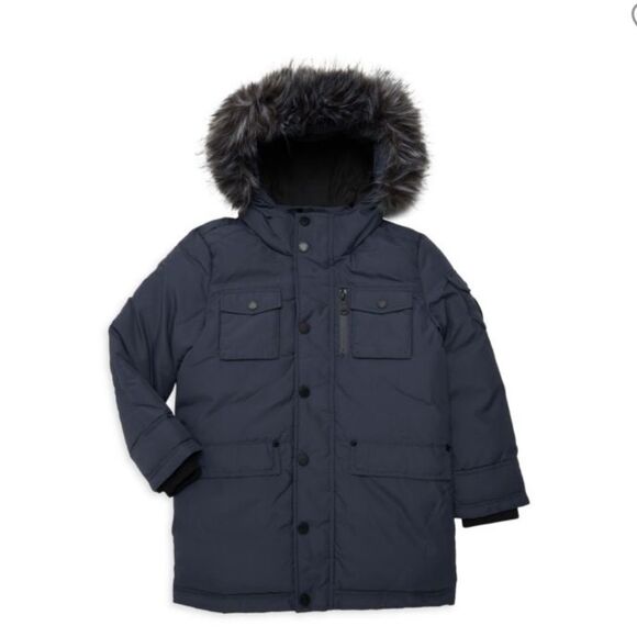 PAJAR Canada Wilson Faux Fur-Trim Parka Coat size 6 - Picture 1 of 13